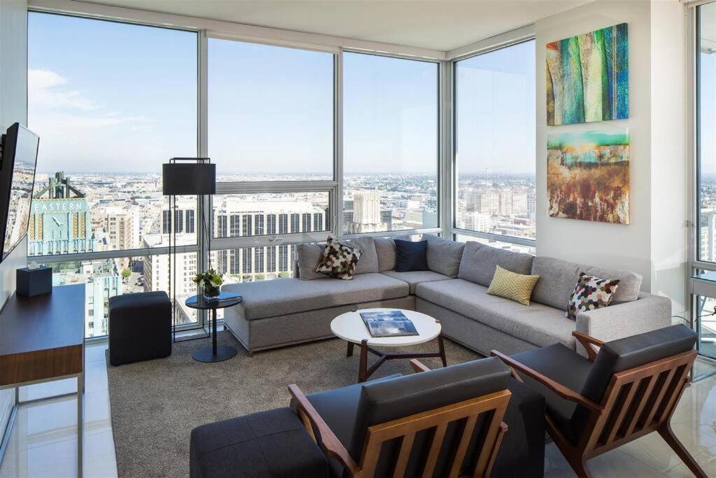 Top Floor High Rise 3 Bed Dtla Skyscraper Penthouse لوس أنجلوس المظهر الخارجي الصورة