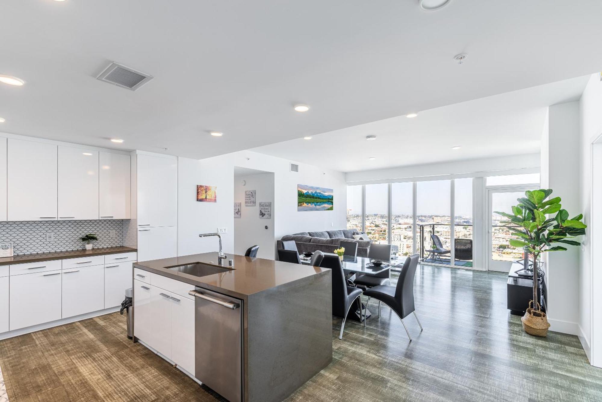 Top Floor High Rise 3 Bed Dtla Skyscraper Penthouse لوس أنجلوس المظهر الخارجي الصورة